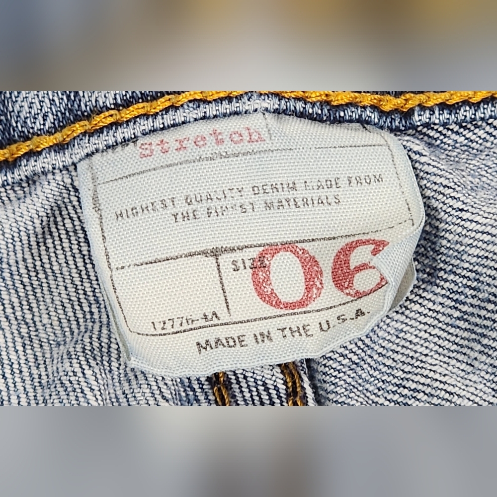 Banana Republic Women’s Mid-Rise Stretch Dirty Extreme Jeans Size 6 Blue - Picture 6 of 13